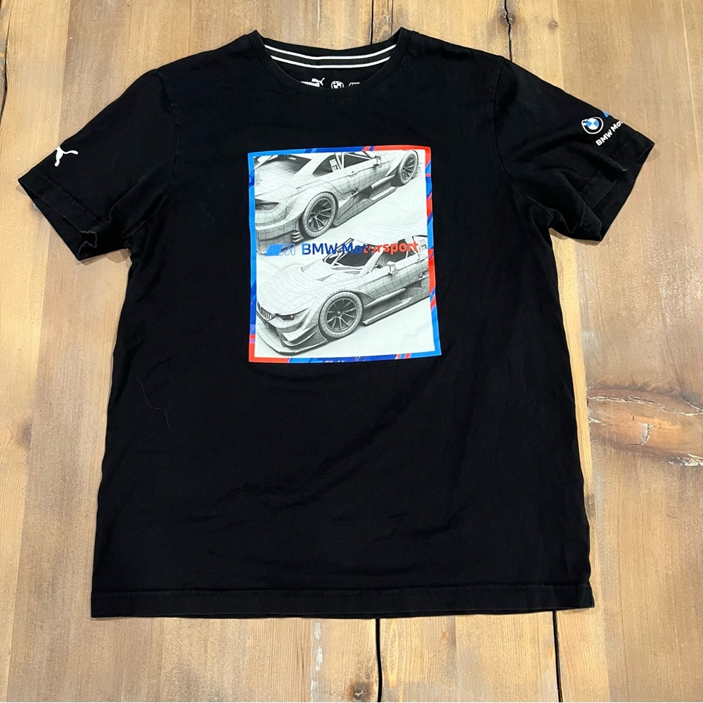Puma BMW Motorsport Black M Series Graphic Men’s T-Shirt